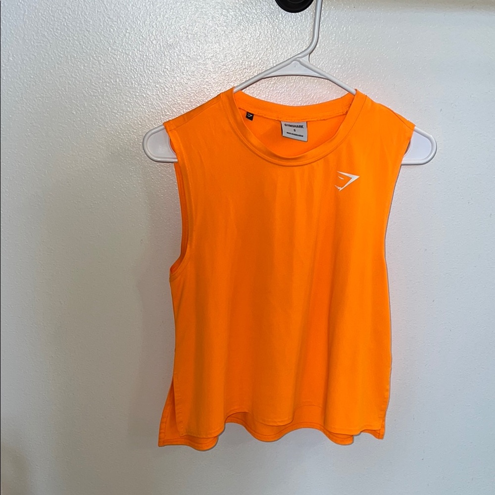Gymshark Vibrant Orange Sleeveless Top